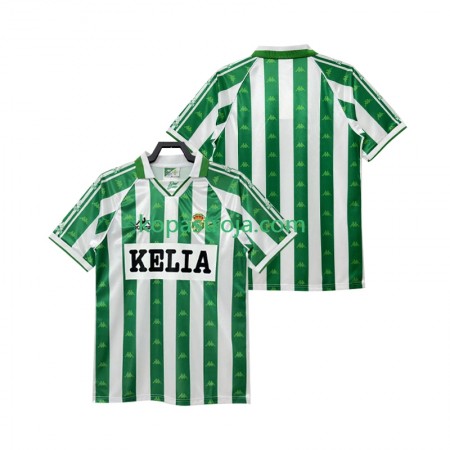 Billiga Fotbollströjor Real Betis 1995 Retro Hemma tröja 1996 Kortärmad